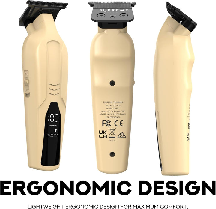 Supreme Trimmer Vader Lite ST3700 - Recortadora de barbero profesio...