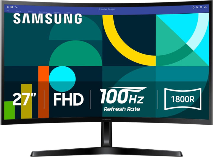 Samsung Essential S3 (S36GD) Series FHD 1800R - Monitor curvo para...