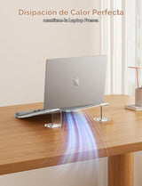 Soporte de acrílico para laptop para escritorio, soporte para lapto...
