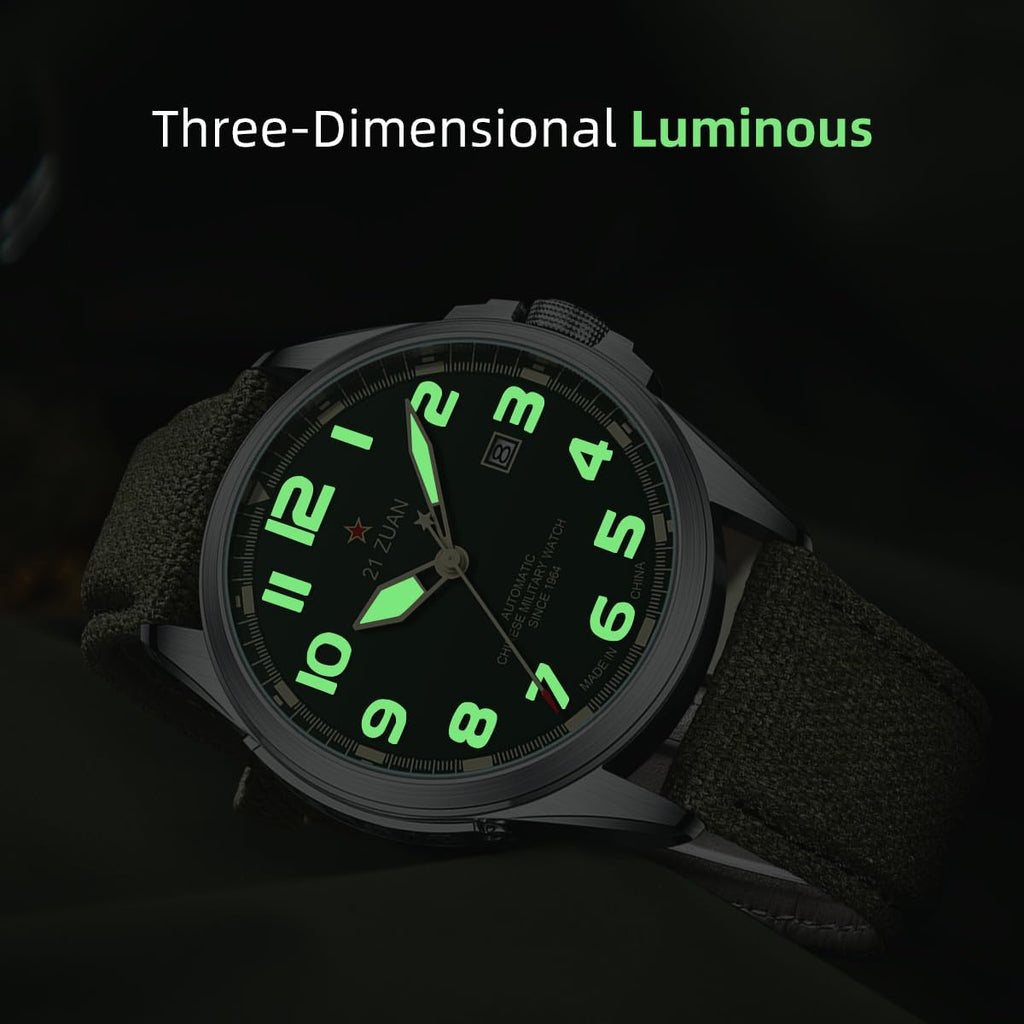 SEA-GULL Reloj mecánico para hombre, relojes automáticos, relojes militares para hombres, reloj de trabajo deportivo de campo táctico del ejército para hombre, pantalla de fecha a prueba de agua