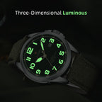 SEA-GULL Reloj mecánico para hombre, relojes automáticos, relojes militares para hombres, reloj de trabajo deportivo de campo táctico del ejército para hombre, pantalla de fecha a prueba de agua