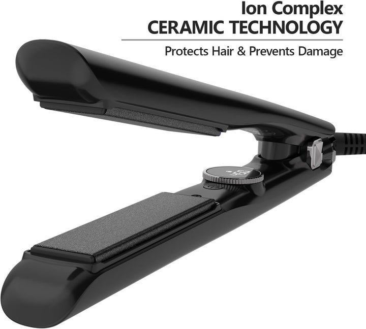 MIRACOMB Plancha de pelo profesional de 1 pulgada, tecnología de io...