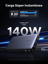 UGREEN Power Bank 25,000mAh 145W Cargador portátil para laptop, paq...
