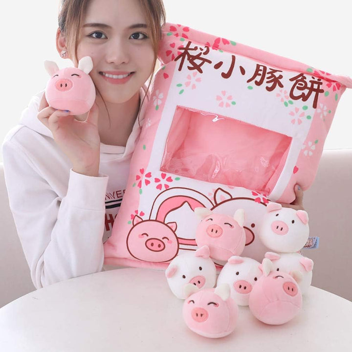 REFAHB - Linda almohada de peluche, juguetes de animalitos esponjos...