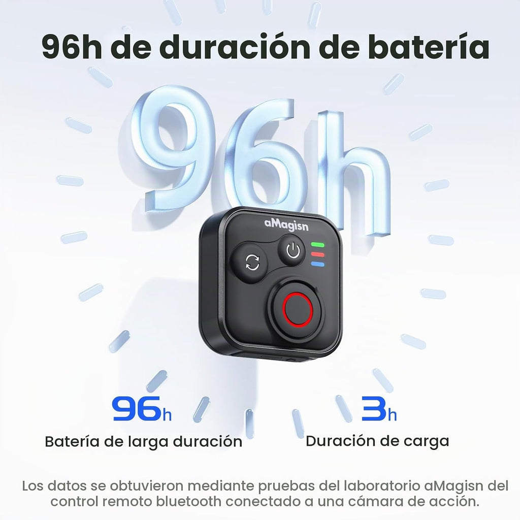 YDW Control remoto Bluetooth para DJI Osmo Action 6/Osmo Action 5 Pro/Action 4/DJI OSM0 360 cámaras, rango de control remoto inalámbrico de 164 ft, accesorios de acción inteligente