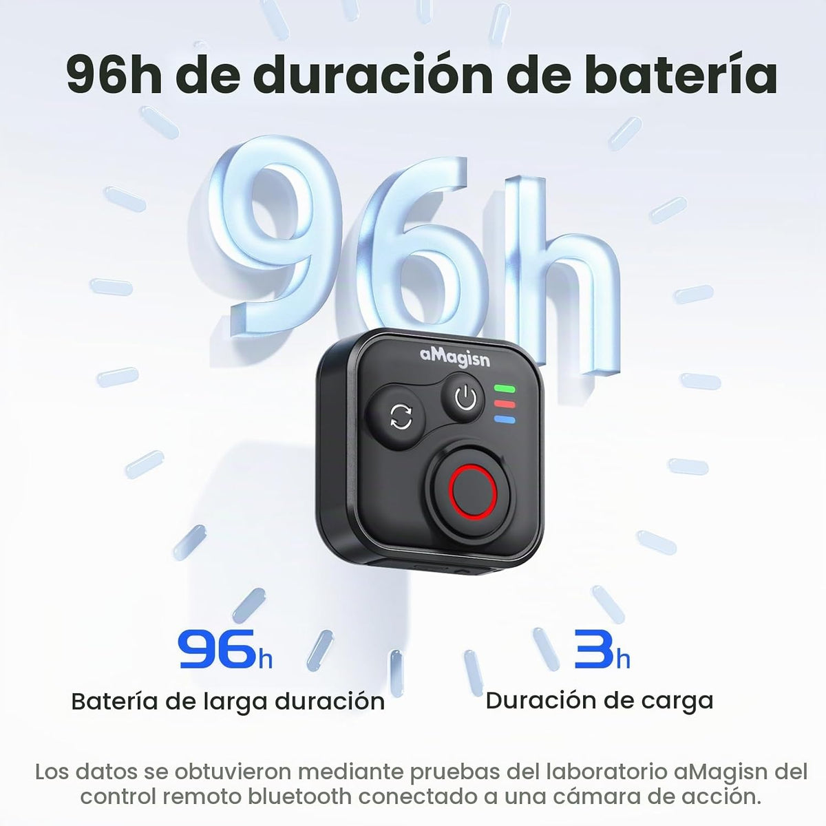 YDW Control remoto Bluetooth para DJI Osmo Action 6/Osmo Action 5 Pro/Action 4/DJI OSM0 360 cámaras, rango de control remoto inalámbrico de 164 ft, accesorios de acción inteligente