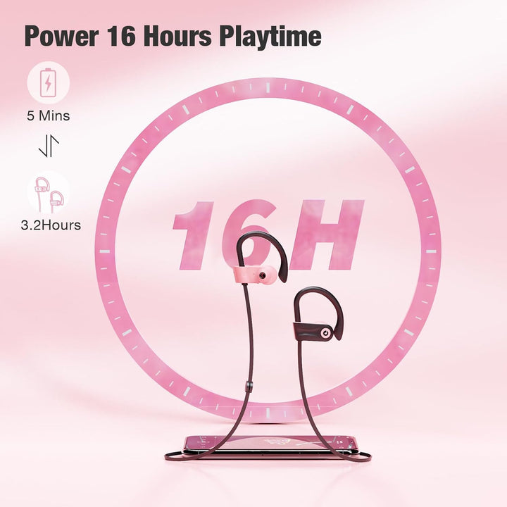 Auriculares Bluetooth Boean, auriculares inalámbricos con 16 horas...