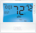 PRO1 T805 Termostato de pared programable de una sola etapa para sistemas convencionales de 1 calor/1 frío, termostato digital convencional para el hogar