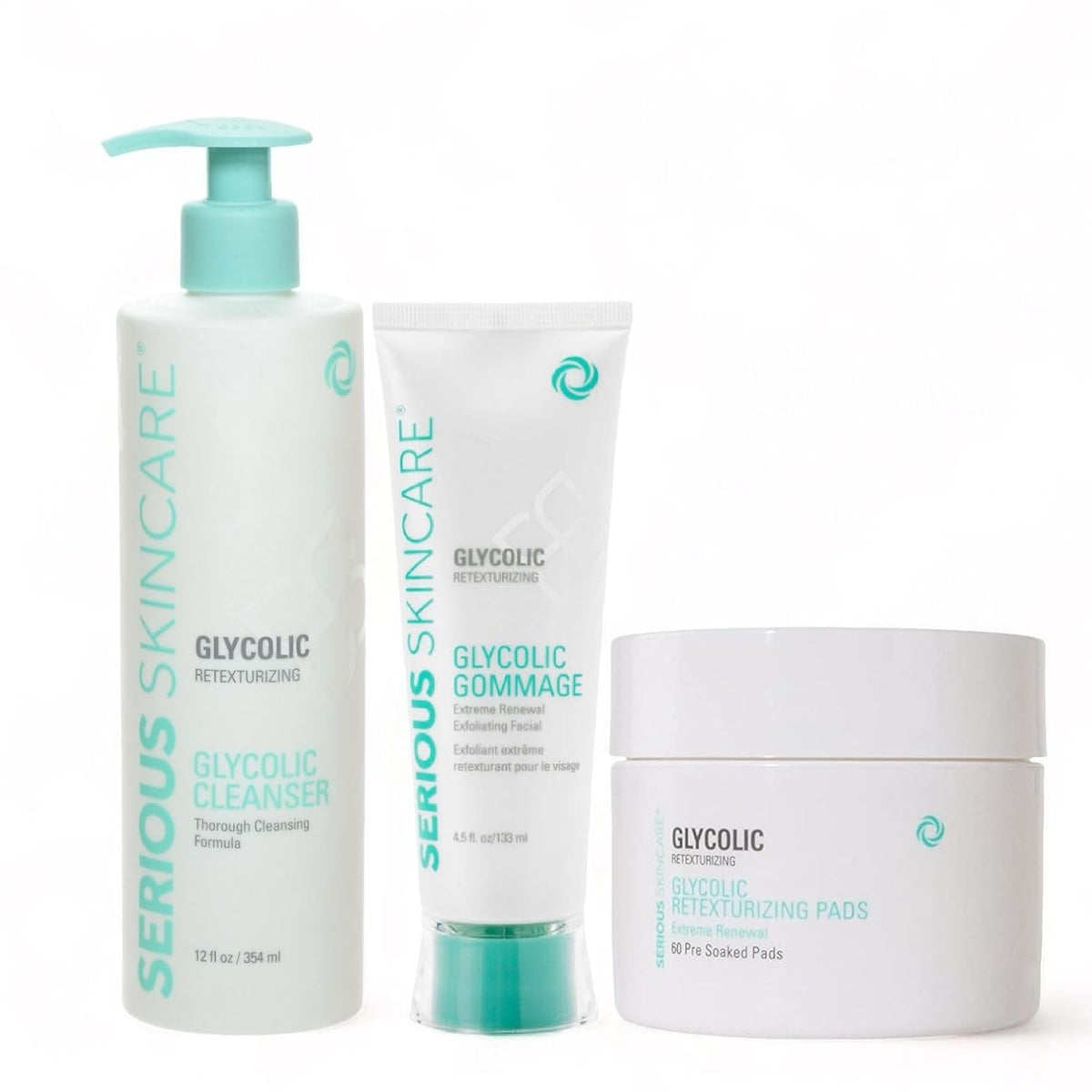 Serious Skincare - Set de piel radiante glicólica - Mejora la apari...