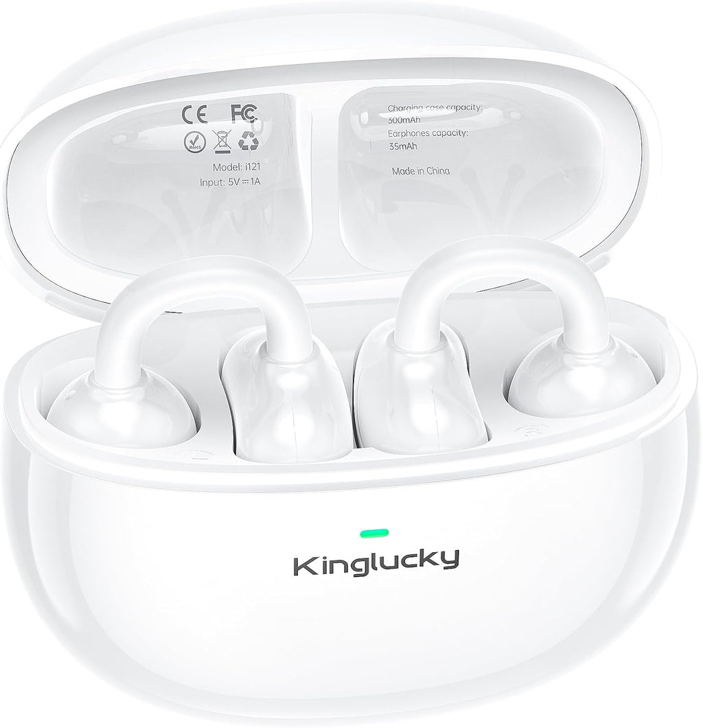 Kinglucky Auriculares con clip, ajuste cómodo y sonido cristalino
