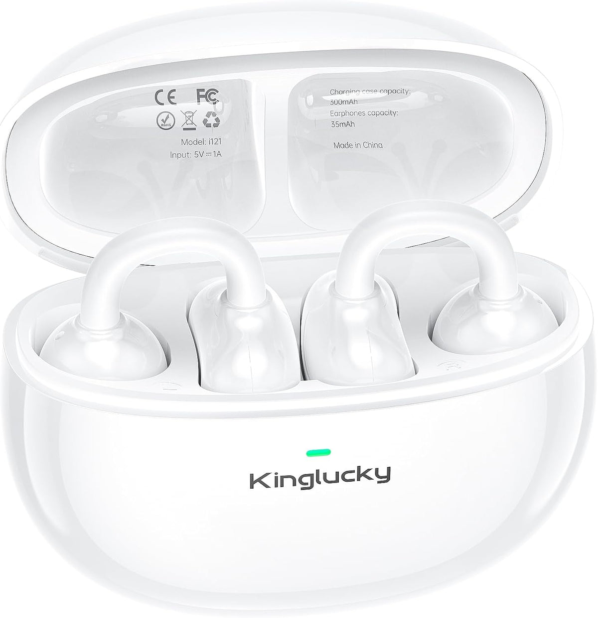 Kinglucky Auriculares con clip, ajuste cómodo y sonido cristalino
