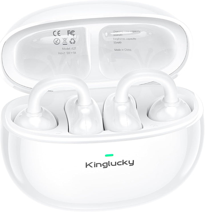 Kinglucky Auriculares con clip, ajuste cómodo y sonido cristalino,...