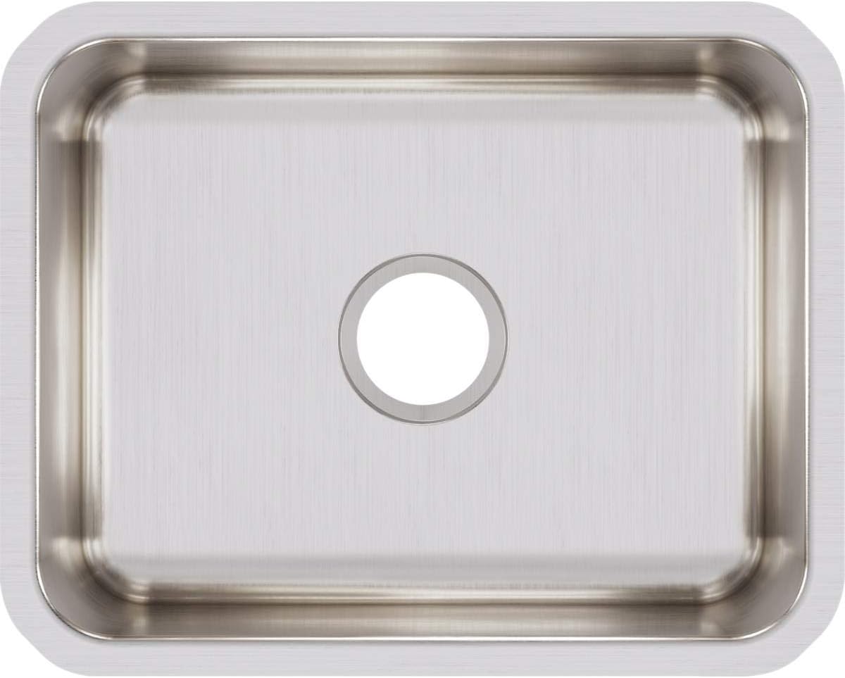 Elkay ELUH1814 Lustertone Classic - Fregadero de acero inoxidable para montaje inferior