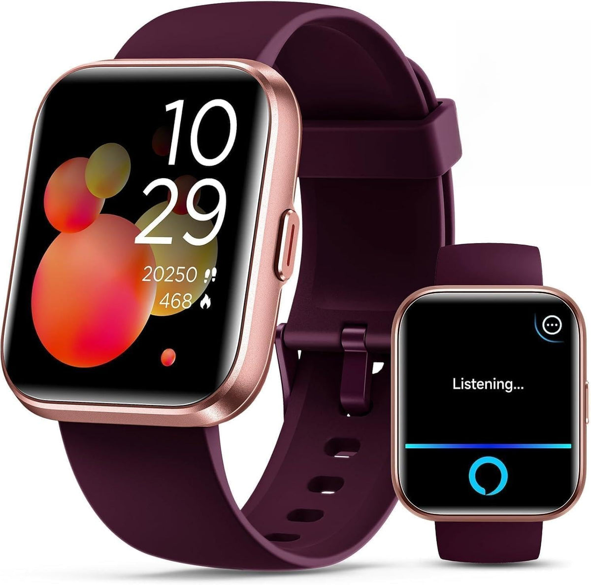 Relojes inteligentes para mujer, reloj inteligente para teléfonos Android y iPhone, relojes de fitness para mujer con Alexa, alertas de llamadas y notificaciones