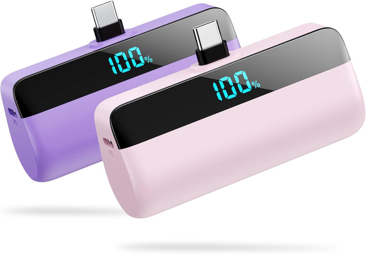 [Paquete de 2] Mini cargador portátil para iPhone 17\/16\/15, carga...