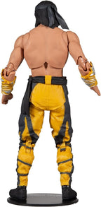 McFarlane Toys Mortal Kombat Liu Kang (Fighting Abbot) Figura de acción de 7 pulgadas, Caja