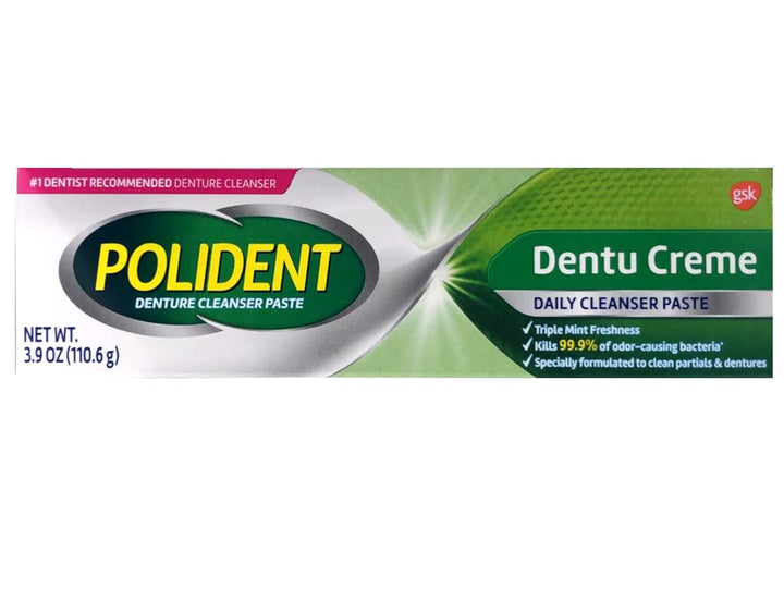 Polident GlaxoSmithKline - Crema dental, 3.9 onzas (paquete de 6)