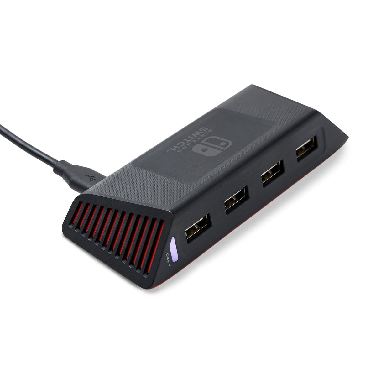 PowerA, NSAC0245-01, hub USB 2.0 de 4 puertos