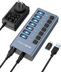 ACASIS, HS707MG-10G, hub USB 3.2 de 7 puertos, alimentado