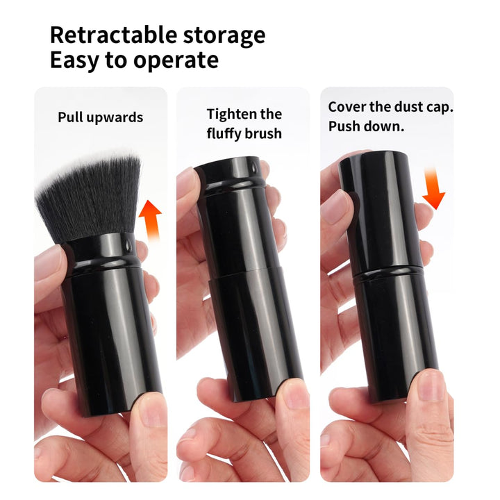 MAANGE 8 Pzas Brochas de Maquillaje con Bolsa, Brochas de Maquillaj...