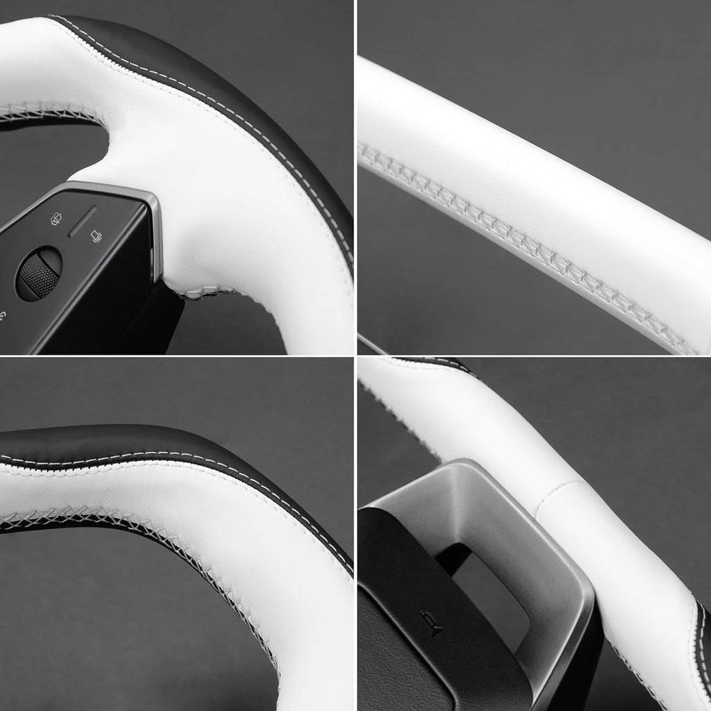 MEWANT Stitch On - Funda para volante de ajuste personalizado para Tesla
