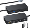 Rocketek Estación de acoplamiento para portátil Dell Dual HDMI+VGA con