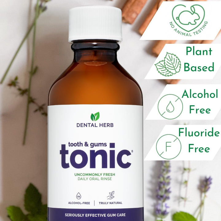 Dental Herb Company dientes y encías tónicas, botella de 18 oz