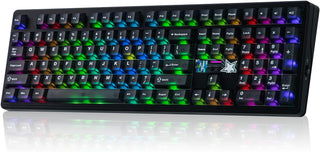 EPOMAKER X Aula F108 PRO V2 Teclado inalámbrico para juegos con bat...
