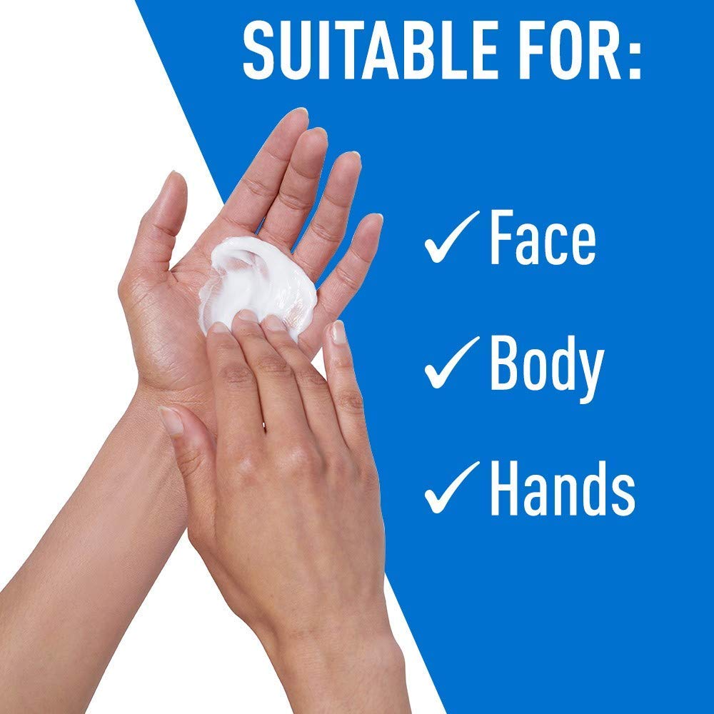 CeraVe Crema Hidratante y Limpiador Facial Hidratante, Combo de Pru...