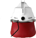 Koblenz WD-355K2 Aspiradora portátil de soplado húmedo y seco, tanque de 3 galones, 2.0 HP Designer Series Aspiradora con varios accesorios, rojo/blanco, 5 años de garantía