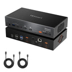 TESmart Conmutador KVM Thunderbolt 4 2x2 compatible con la pantalla Apple