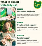 Gruns Super Greens - Gomitas multivitamínicas para adultos