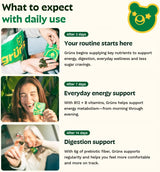 Gruns - Gomitas multivitamínicas Super Greens para adultos, superal...