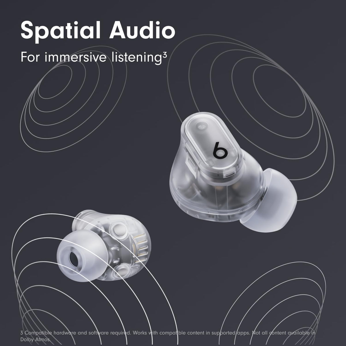 Beats Studio Buds + - Transparente con AppleCare+ (2 años)