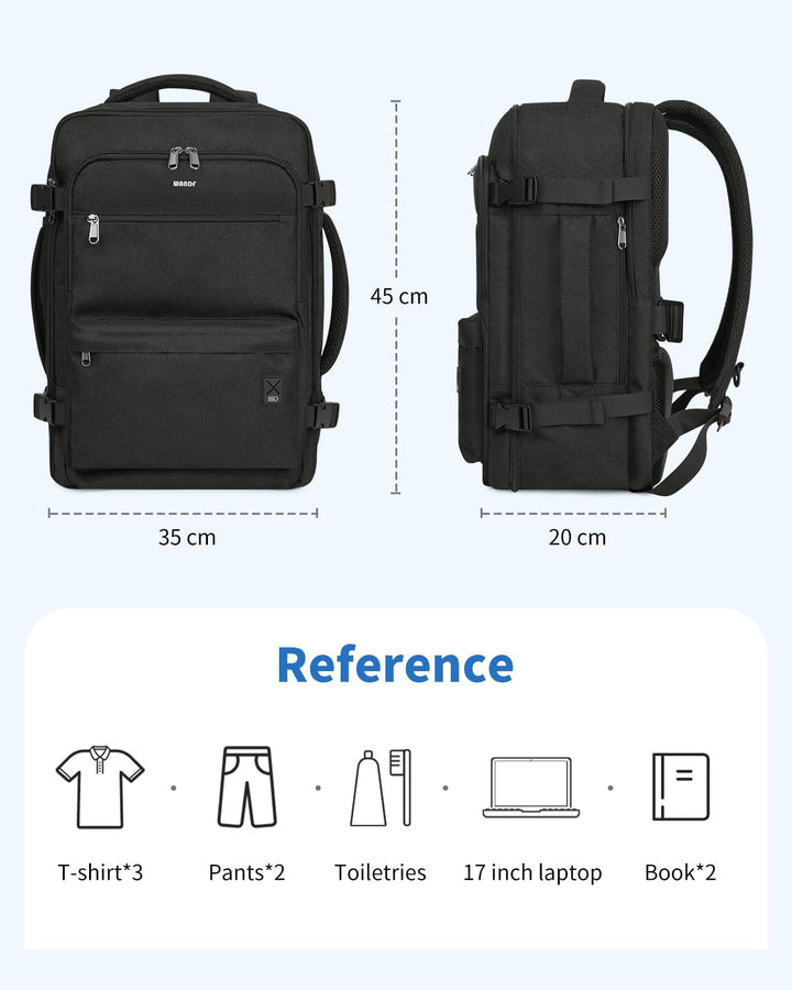 WANDF Mochila de viaje para Spirit Airlines bolsa de artículos pers...