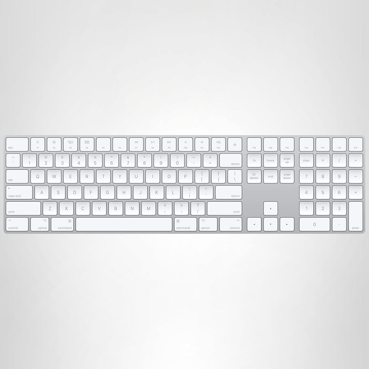 Apple - Teclado Magic Keyboard con teclado numérico: Inalámbrico, B...