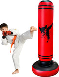 Saco de boxeo para niños, Saco de boxeo inflable, Muñeco inflable, Saco para practicar boxeo y desestresarse para niños.