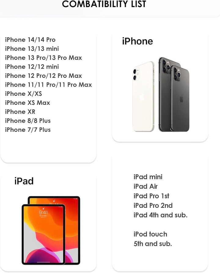 PALOVUE - Auriculares para iPhone con conector Lightning, certifica...