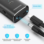Rosonway, RSH-H7C4, hub USB 3.2 de 7 puertos, alimentado, adaptador 12V/3A