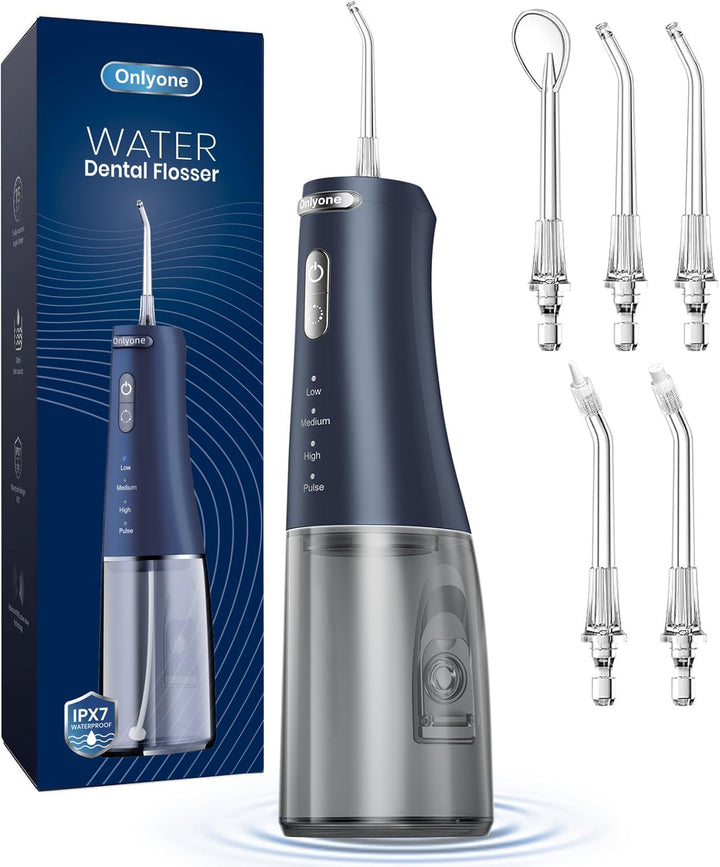 Onlyone Irrigador Oral Dental de Agua para Dientes 300ML Portátil I...