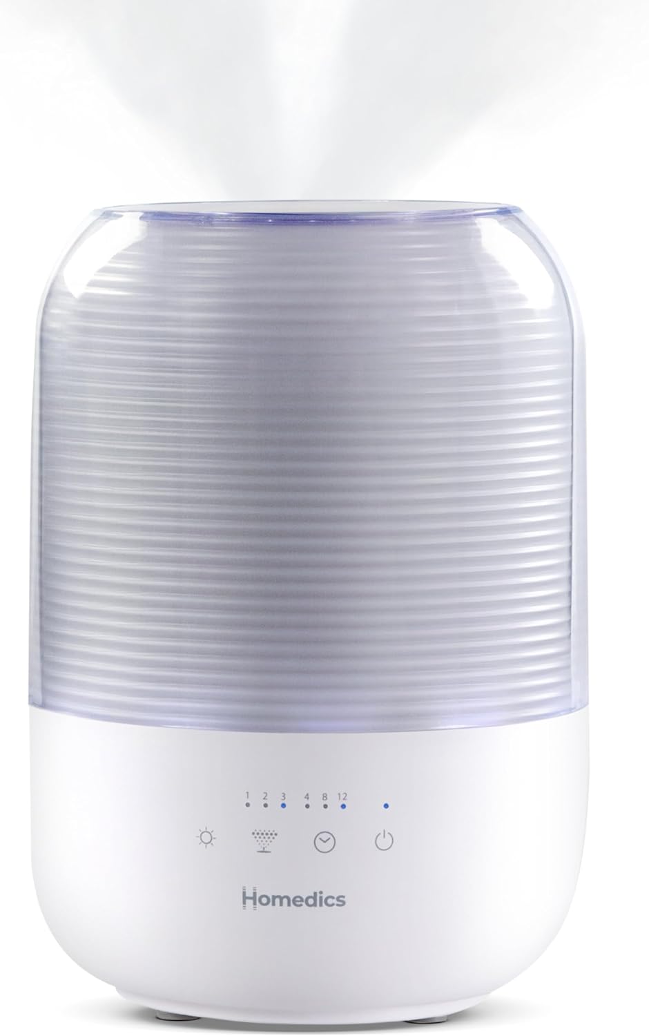 Homedics Humidificador ultrasónico de niebla fría, tanque de agua de