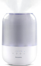 Homedics Humidificador ultrasónico de niebla fría, tanque de agua de