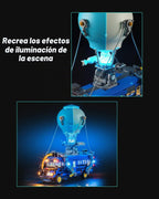 Kit de luz LED Mililier para el set de autobús de batalla Lego Fortnite 77073, compatible con el modelo de bloques de construcción Lego 77073 (no incluye el set de bloques)