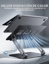 Lamicall Soporte Ajustable para Laptop, Elevador Portátil para Lapt...