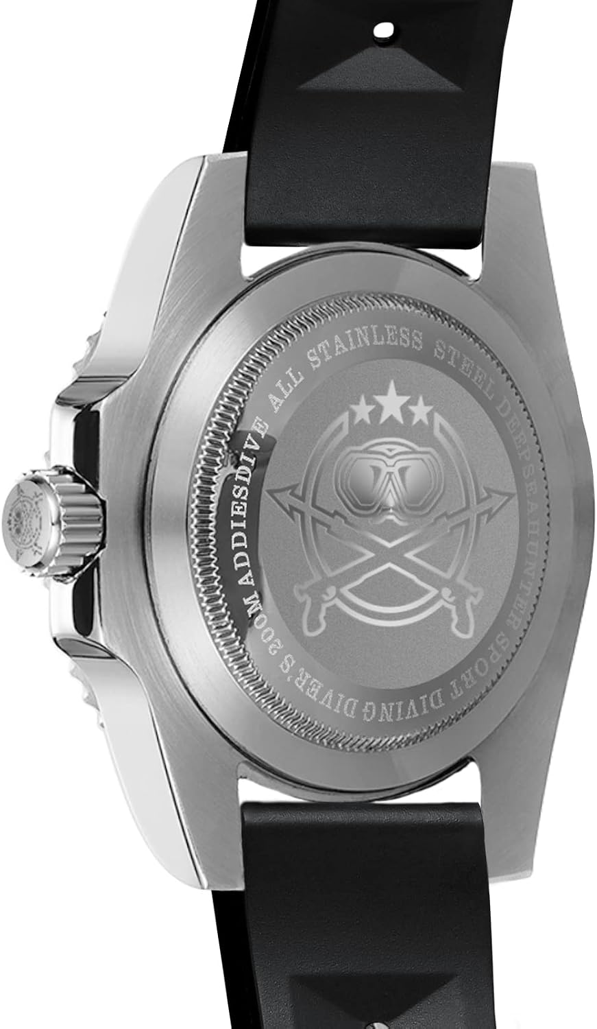 ADDIESDIVE Reloj de buceo para hombre de 1.614 in con movimiento de cuarzo para hombre, esfera fácil de leer, 200 M, impermeable, BGW9, luminoso, analógico, naranja, rojo, verde/negro, esfera