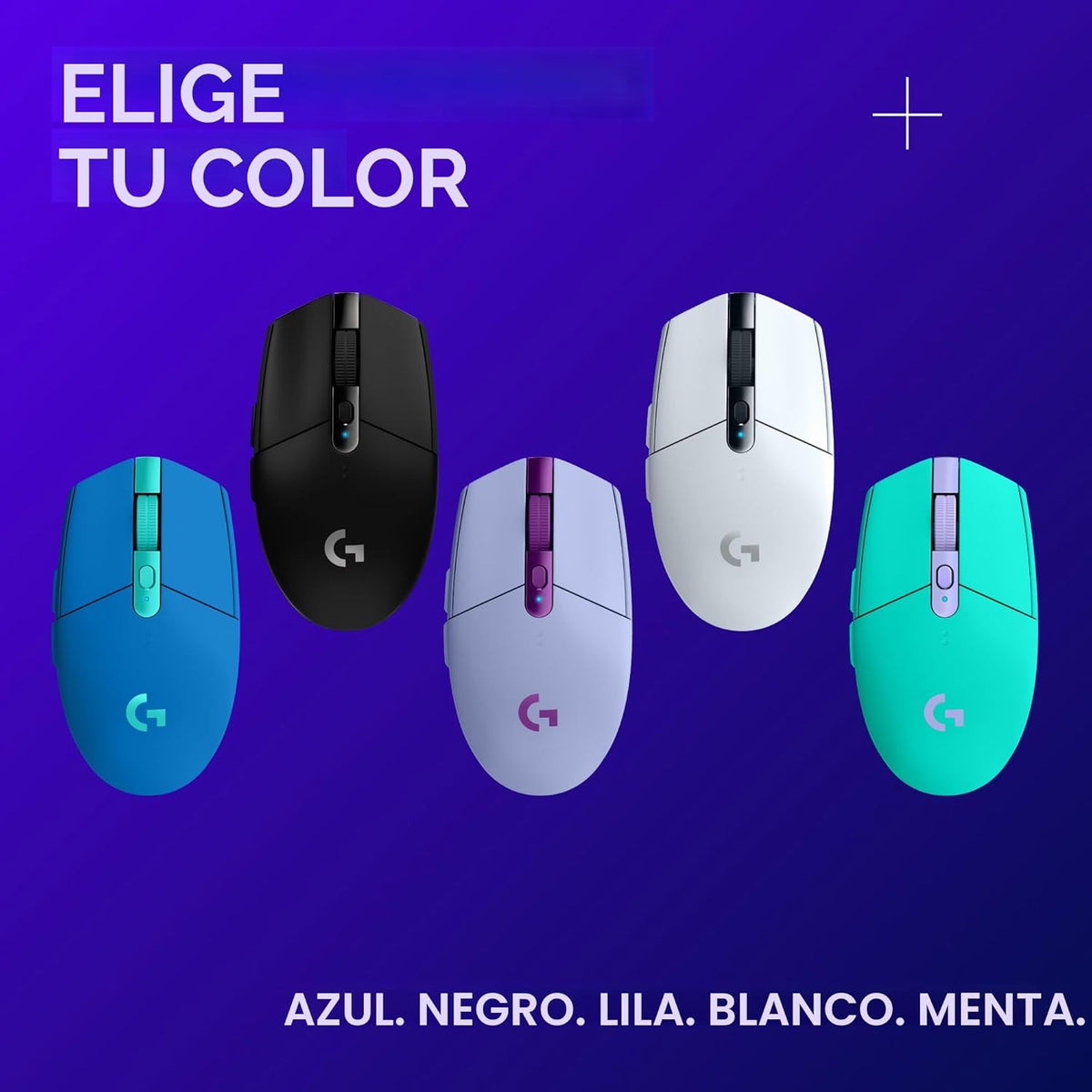 Logitech G 305 LIGHTSPEED - Mouse inalámbrico para juegos, sensor H...