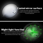OLEVS Reloj Clásico para Hombre Diamante Analógico Lujo Acero Inoxidable a Dos Tonos Resistente al Agua con Fecha Luminous para Hombres