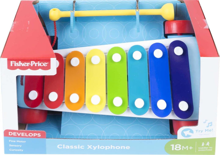 Fisher-Price Juguete de Arrastre para Niños Pequeños, Xilófono Clás...