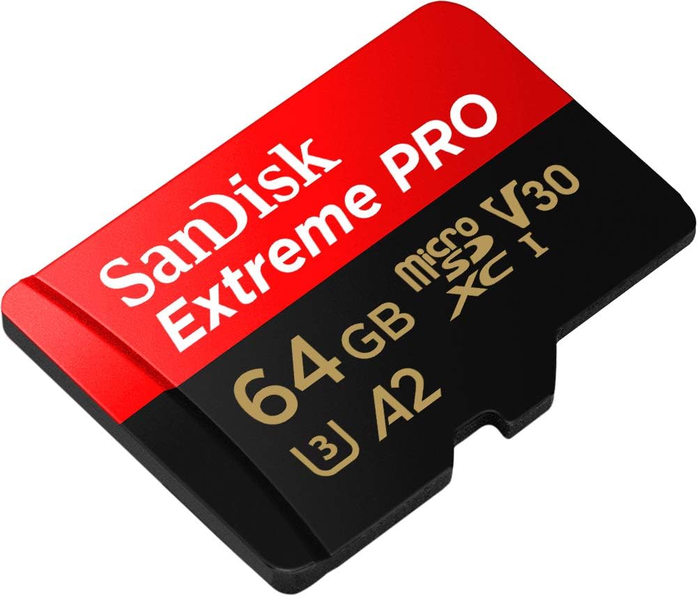 SanDisk - Tarjeta microSDXC Extreme PRO de 64 GB + adaptador SD + R...
