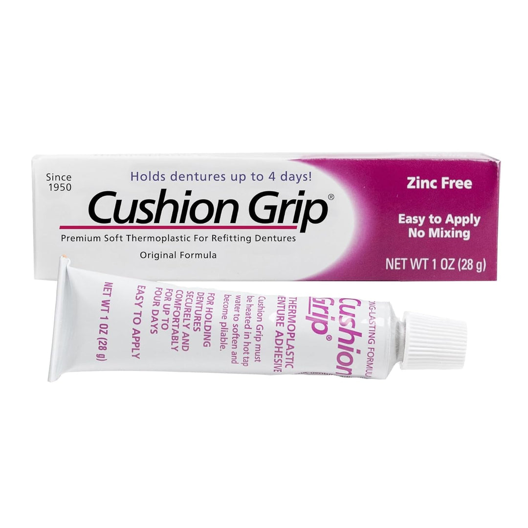 Cushion Grip Adhesivo termoplástico para dentadura postiza 1 oz